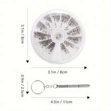 Watch And Eyewear Repair Screw Set, Eyeglasses, Fashion Glasses And Watch Repair Screw Kit With Mini Screwdriver And Storage Box. Home Repair Tools. Hand Tool Set. - Multicolor - View 11