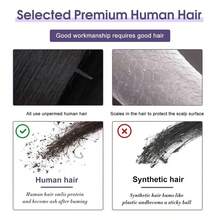 Men Forehead Hairline Toupee Real Human Hair Skin PU Man Hairpieces Hair Topper For Receding Natural Hairline Replacement System - S2 - View 8