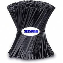 100pcs/Bag Plastic Clamping Collar Rilsan Cable Ties Clamp Greenhouse Plastic Clamps Self-Tightening Plastic Necklace Belts - Multicolor - View 15