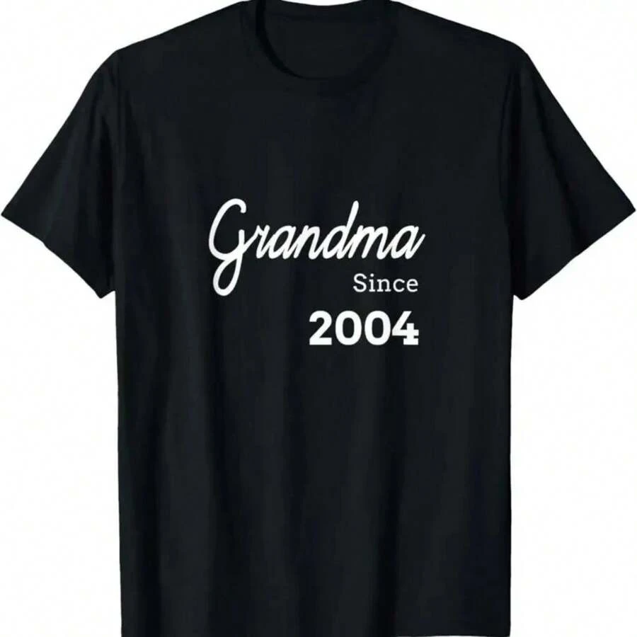 Camiseta abuela desde 2004 - Negro - View 1