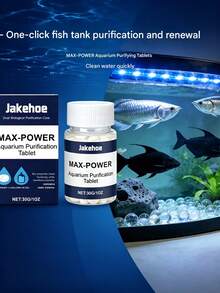 Aquarium Purification Tablets, Gentle Formula For Daily Water Tank Cleaning And Impurity Removal - A - View 1