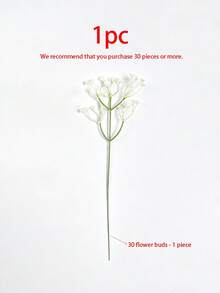 Bó hoa giả 900 bông - Hoa baby's breath, thích hợp trang trí đám cưới, tiệc tùng, khách sạn, thiết kế hoa. Hoa baby's breath giả có kết cấu chân thực, thích hợp cho kỷ niệm, đám cưới, lễ đính hôn, khách sạn, tiệc tốt nghiệp, v.v. (900/600/300/30 nụ hoa) - trắng - Xem 14