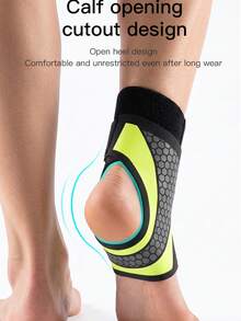 1pc Ankle Brace - Ankle Support Sleeve And Ankle Wrap - Compression Ankle Brace For Basketball, Running, Yoga, Hiking - Multicolor - View 4