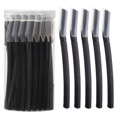 4/8pcs Safety Eyebrow Trimmer Set, Facial & Body Hair Removal Razor, Exfoliating Dermaplaning Tool, Multi-Color Eyebrow Shaper Kit For Beginners, Precise Eyebrow Grooming & Shaping Beauty Tool, Makeup & Skincare Essentials