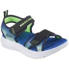Skechers Kids Flat Sandals - 藍色 - 查看 5
