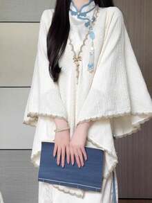 Women Midi Dresses - Cream - View 3