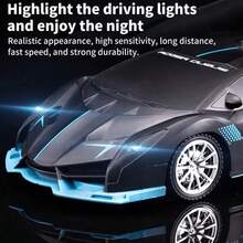 1:18 Scale Remote Control Racing Car, Equipped With Bright LED Headlights, 2.4GHz High-Speed Drift RC Car, Suitable For Children 3+ Boys And Girls Indoor Outdoor Toy Gift (Batteries Not Included) - Multicolor - View 7