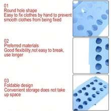 1pc Adjustable Plastic Clothes Folding Board - Wardrobe Storage Box, For T-Shirts, Shirts, Pants - Easy To Use, Laundry Storage And Organization, Space-Saving Design, Home Supplies - Multicolor - View 3