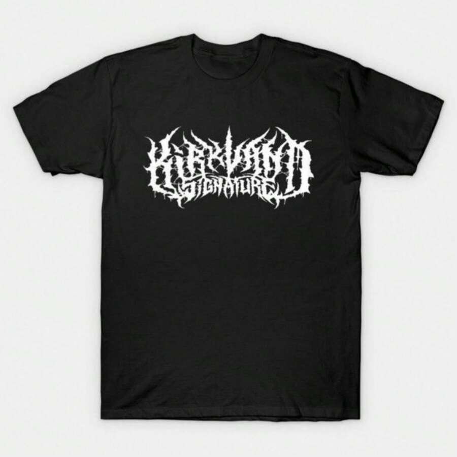 Women's Pure Cotton Casual T-Shirt: Unique Gothic Style Print, Short Sleeves And Round Neck Design. - 6 - 查看 1