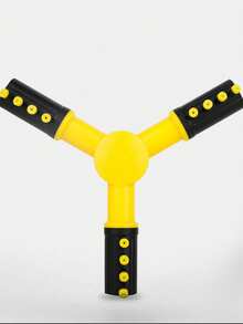 [Durable Yellow Lawn Sprinklers 360°] 2pcs 360° Rotating Automatic Lawn Sprinklers - Adjustable Arms For Multi-Angle Coverage, Durable & Combinable For Large Area Irrigation, Vibrant Yellow - 360-degree Rotating Sprinkler - View 8