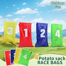 1/4pcs Jumping Bag Children's Competition Game Sensory Integration Training Adult Outdoor Puzzle Sports Prop Parent Child Toy - Multicolor - View 9