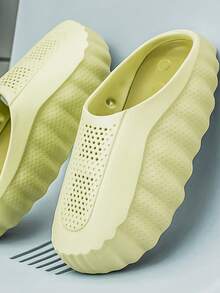 2026 Summer New Men's And Women's Thick Sole Clog Sandals, Lightweight Non-Slip Outdoor Casual Beach Sandals - Green - View 2