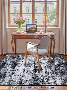1pc Geometric Modern Living Room Area Rug, Washable Patchwork Indoor Printed Polyester Fiber Rectangular Easy Care Water-Washable Home Rug, Suitable For Living Room, Hallway, Bedside, Sitting Room, Bedroom, Office, Kitchen, Farmhouse Home Decor - Multicolor - View 17