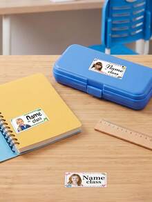 14/27/58pcs Stiker Foto Nama Anak yang Dapat Disesuaikan, Stiker Foto Anak yang Dapat Dikustomisasi, Cocok untuk Sekolah Dasar, Map PR dan Perlengkapan Seni, Stiker Mainan Anak yang Dapat Dikustomisasi, Dot Bayi dan Perlengkapan Penitipan Anak - MultiWarna - View 3