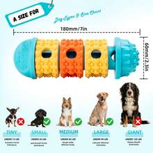 Interactive Dog & Treat Dispenser Toys With Adjustable Puzzle Feeders - Suitable For Breeds & Sizes, Treat-Dispensing Brain For Puppies, For, Crate, Travel - Ideal Gift For Dogs And Cats - 1PC - 查看 1