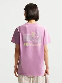 Nike Sportswear 女款寬鬆短袖T恤 IR7876-503 - 粉色 - 查看 2