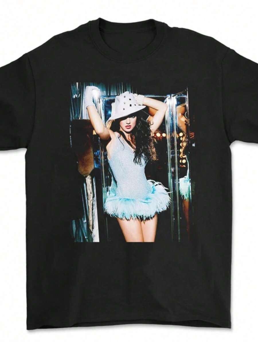 2026 Album Tour Poster Cotton Unisex T-Shirt S To 5XL UB167 Black - 後 5 - 查看 1