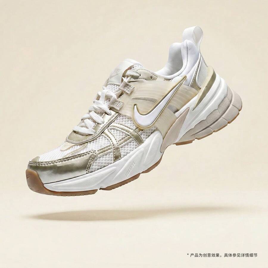 女款 W NIKE V2K RUN 運動休閒鞋 低筒 FD0736-116 - 白色 - 查看 1