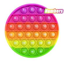 legendstar Juguetes Fidget Educativos para Aprender a Contar Letras y Números, Juegos de Enseñanza de Fonética del Alfabeto ABC, Juegos de Mesa para Practicar Habilidades de Suma y Resta Matemáticas, Regalos de Papelería para Niños de Preescolar de 3+ Años - Multicolor - Ver 11