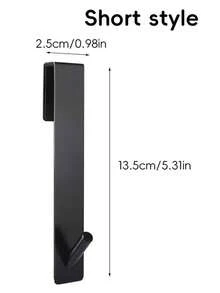 Stainless Steel S-Shaped Towel Rack, Suitable For Glass Door, Bathrobe Hook, Wall Mounted Clothes Rack, Hanger, Hook, Room Decor, Over The Door Hook, Wall Mounted Hook, Wardrobe Storage, Key Hook, Key Rack, Coat Rack, Adhesive Hook, Bathroom Storage, Wall Mounted Hook - Multicolor - View 17