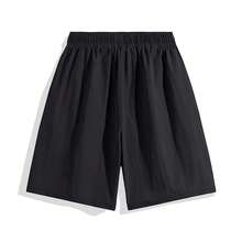 Men's Summer 2 Pieces Set Black & Grey Lightning Pattern Sports Outdoor Casual American Style Shorts - Multicolor - View 7