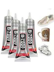 15/50/110ml B7000 Rhinestone Glue With Fine Tip Nozzle & Tweezers Set For Jewelry Inlay, Earrings, Pendants, Brooches, Jewelry Repair, Headwear & Wood Craft Bonding - 7000 - View 7