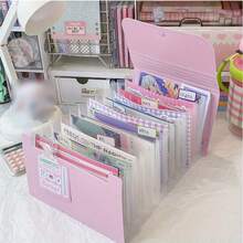 13-Layer A6 Accordion File Folder, Portable Expandable Solid Color Document Organizer Bag With Index Tabs, Multi-Function Expanding File Folder For Easy Document Storage, Multi-Layer Classification Label Folder, Bill File Bag,Back To School - Accordion File - View 7