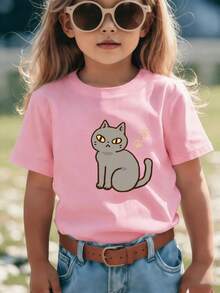 Vestimenta infantil de temporada cálida con bonitos motivos ideal para vestir de forma sencilla y agradable - Rosa - Ver 1