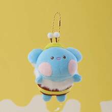 SKZOO BT21 Juguetes de Peluche de Dibujos Animados Anime Lindos Serie Minini HONEY BEE Abejita de Peluche Llaveros y Encantos de Bolsa-Perfecto para Fans de ARMY, Coleccionistas, Cumpleaños y Parejas - Multicolor - Ver 9
