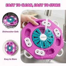 Dog Puzzle Toy, Enrichment Toys For Dogs Training IQ Treat Brain Games, Dog Toys To Keep Them Busy, Mental Stimulation For Dogs, Puppy Toy For Treat Dispensing, Puzzle For Small, Medium, S - 玫瑰 - 查看 6