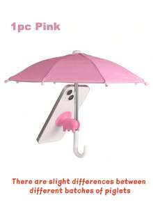 Mini guarda-sol para telemóvel com suporte universal de encaixe, guarda-sol de proteção solar para exterior, guarda-sol de proteção contra chuva e sol para telemóvel, unissexo, adequado para Kindle e dispositivo de navegação, acessório essencial para viagens e férias - Multicolorido - Ver 14
