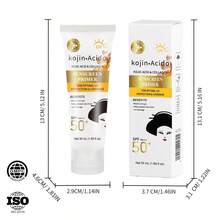WWP Kojic Acid 50ml SPF50+ 膠原蛋白賦能防曬隔離霜，日常戶外與海灘使用臉部防曬 - 白色 - 查看 8