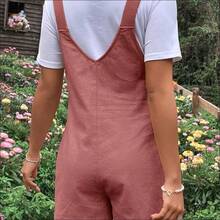 WNS Lyckli Maternidad Mono overol con parche con bolsillo sin camiseta - Rosa Pálido - Ver 10