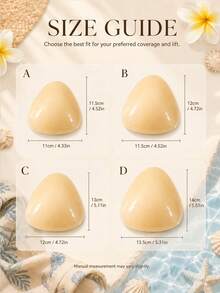 Women's Reusable Self-Adhesive Bra Pads, Invisible Lift Silicone Inserts For Strapless Dresses, Backless Tops & Summer Outfits - Multicolor - View 8
