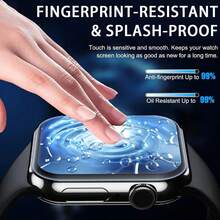 BOLLYMORE 7片裝水凝膠螢幕保護膜，適用於Apple Watch，自癒防刮TPU材質，高清晰透明，無刮痕、無氣泡，相容 Series 38/40/42/41/44/45/46/49 - 7PCS Hydrogel - 查看 5