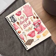 A5 Spiral Recipe Notebook, Kitchen Cooking Record Book, My Recipe Notebook - Multicolor - View 6