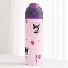 Owala FreeSip Water Bottle 24oz, Stylish Limited Edition, Exquisite Stainless Steel Water Cup, Anti-Drop & Robust, Elegant Gift Option For Festival Gatherings, Office Colleagues And Relatives - Màu tím - Xem 1
