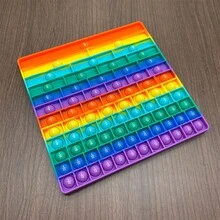 legendstar 1-12 分數教育數字數學遊戲 快速按壓泡泡指尖玩具 數學學習練習教具 適合 3 歲以上兒童 桌面遊戲禮物 - 彩色 - 查看 8