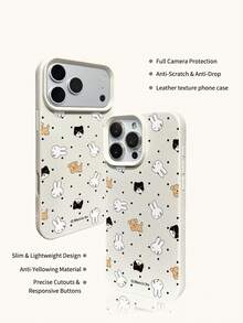 Miniso 1 pièce Étui de téléphone mignon lapin Miffy, léger, antidérapant, durable, choix idéal pour un étui de téléphone d'été. Convient pour un étui de téléphone de style dessin animé et anime, compatible avec IPhone 17, 17Air, 17pro, 17promax, 11, 12, 13, 15, 16pro, 16promax, 14Plus, 15Plus, 16Plus, 15pro, 16promaxXR. Cadeau de vacances parfait pour la famille et les amis - Beige - Voir 7