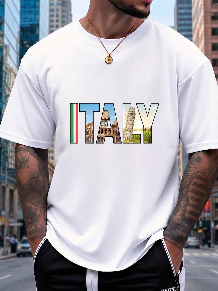 T-shirts för män - Vitt - Visa 1