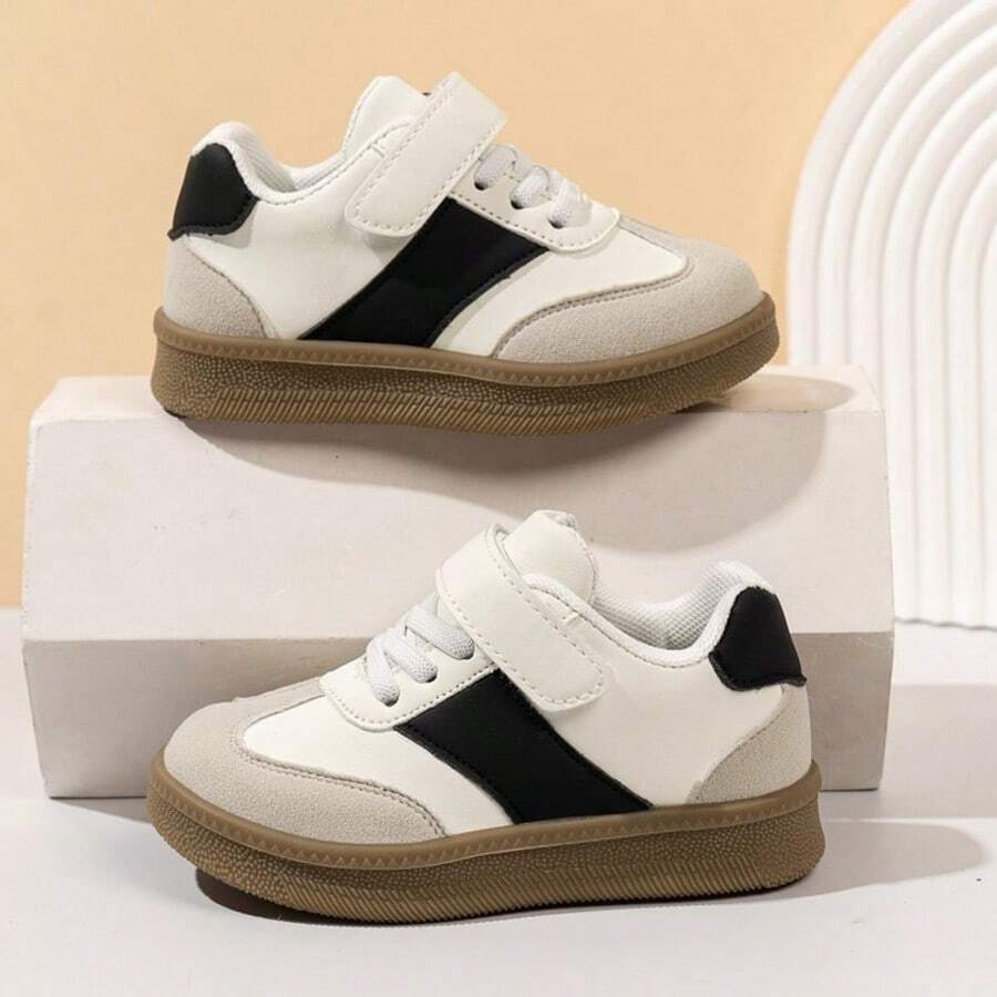 1 Pair Fashionable Baby Sports Shoes, Soft Breathable Fabric, Lightweight Cushioning Non-Slip Sole, Caring For Baby's Little Feet. Multiple Colors Available, Suitable For Running And Jumping, Essential For Cute Babies! - White - View 1