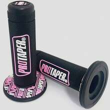 2件通用摩托車把手握把，左內徑22mm右內徑24mm，適用於ATV、越野摩托車Protaper與ProTapered改裝，防滑油門套，兼容Kawasaki、Suzuki、EXC SX YZF CRF，摩托車把手握把、摩托車把手、摩托車油門握把、摩托車手把、摩托車握把、摩托車配件、Domino摩托車把手握把 - A - 查看 14