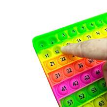 legendstar Counting Numbers 1-100-200 Math Games, Push Bubbles Fidget Toy To Learn Figures, Educational Mathematics Teaching Tools For Classroom Kids Back To School Gifts - Multicolor - View 10