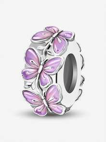 1Pc Fashionable Cute Pet Elephant Series Charm Bead Fit For Women Bracelets Bangles DIY Jewelry Making And Daily Outfit Matching Jewelry - Beads - View 15