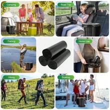 8 Gallon Portable Toilet Bags  Travel Potty Bags Thickened Waste Bags For 5 Gallon Bucket Compostable Camping Toilet Supplies - 25 PCS - View 6