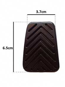 2 Rubber Brake And Clutch Pedal Covers Compatible With Atos - A - View 3