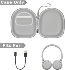 casmilee Funda para Auriculares Inalámbricos y - Estuche Compatible con Modelos Over-Ear, Color Gris (Caja) XMCB - Beis - Ver 11