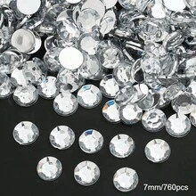 3mm-12mm 樹脂水鑽，平底鑽石，透明非熱修復水晶鑽，用於DIY手工藝、杯子、瓶子、眼鏡、衣服，散裝閃亮水晶石，手工裝飾 - A - 查看 13
