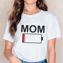 2026 Women's Quality Casual Cotton T-Shirt, Women's T-Shirts With Cartoon And Wine Print, Fun And Fashionable Clothes For Spring Summer, Elegant Women's T-Shirt, Printed T-Shirt For Girls, Unisex Basic T-Shirt - 白色 17 - 查看 1