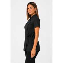 Scrub Tops - Black - View 2